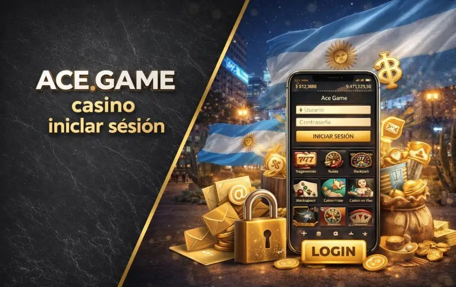 Ace Game login: registro y primer acceso